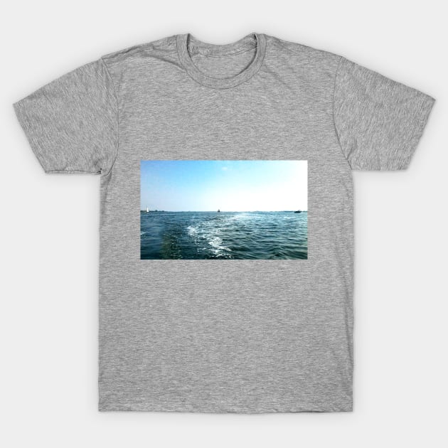 Finding Space & Freedom On The Water T-Shirt by Hajarsdeco